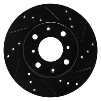DFC® - Premium Drilled and Slotted Front Passenger Side Brake Rotor