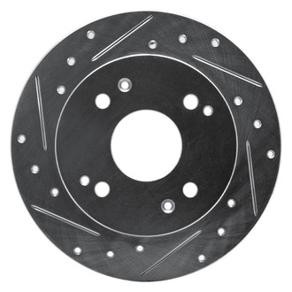 DFC® - Premium Drilled and Slotted Rear Driver Side Brake Rotor