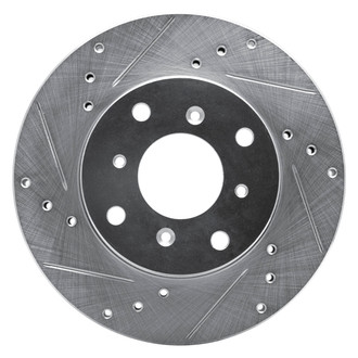 DFC® - Premium Drilled and Slotted Front Driver Side Brake Rotor