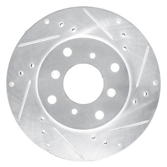 DFC® - Premium Drilled and Slotted Front Passenger Side Brake Rotor