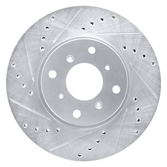 DFC® - Premium Drilled and Slotted Front Driver Side Brake Rotor