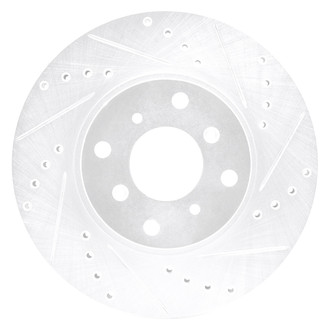 DFC® - Premium Drilled and Slotted Front Passenger Side Brake Rotor
