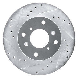 DFC® - Premium Drilled and Slotted Front Driver Side Brake Rotor