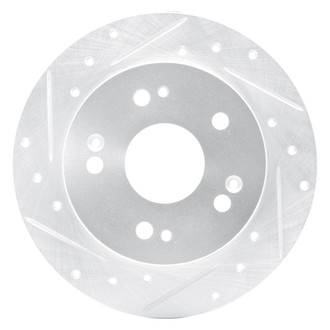 DFC® - Premium Drilled and Slotted Rear Driver Side Brake Rotor