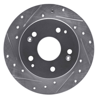 DFC® - Premium Drilled and Slotted Rear Driver Side Brake Rotor