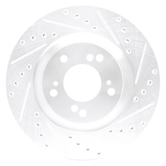 DFC® - Premium Drilled and Slotted Front Passenger Side Brake Rotor