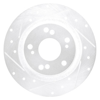 DFC® - Premium Drilled and Slotted Rear Driver Side Brake Rotor