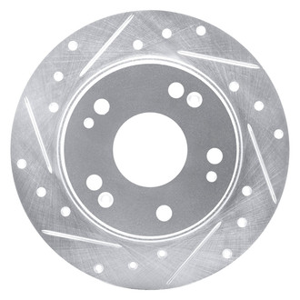DFC® - Premium Drilled and Slotted Rear Driver Side Brake Rotor