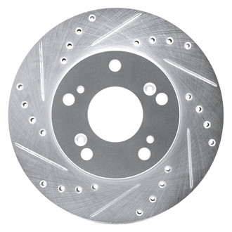 DFC® - Premium Drilled and Slotted Front Driver Side Brake Rotor