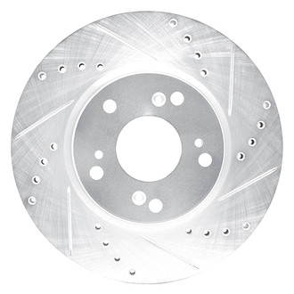DFC® - Premium Drilled and Slotted Front Passenger Side Brake Rotor