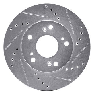 DFC® - Premium Drilled and Slotted Front Passenger Side Brake Rotor