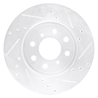 DFC® - Premium Drilled and Slotted Front Passenger Side Brake Rotor
