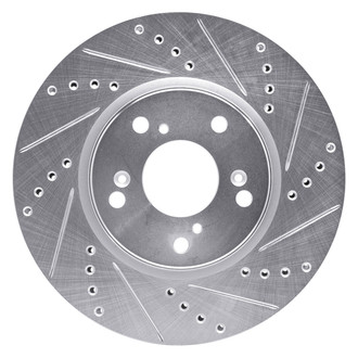 DFC® - Premium Drilled and Slotted Front Passenger Side Brake Rotor