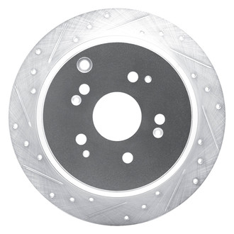 DFC® - Premium Drilled and Slotted Rear Driver Side Brake Rotor