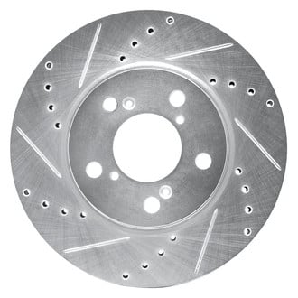 DFC® - Premium Drilled and Slotted Front Driver Side Brake Rotor