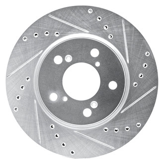 DFC® - Premium Drilled and Slotted Front Passenger Side Brake Rotor