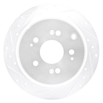 DFC® - Premium Drilled and Slotted Rear Driver Side Brake Rotor