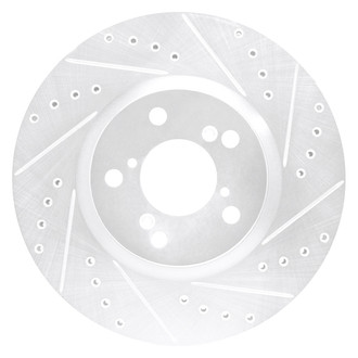 DFC® - Premium Drilled and Slotted Front Passenger Side Brake Rotor