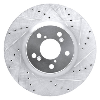 DFC® - Premium Drilled and Slotted Front Passenger Side Brake Rotor