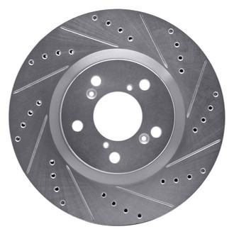 DFC® - Premium Drilled and Slotted Front Passenger Side Brake Rotor