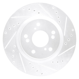 DFC® - Premium Drilled and Slotted Front Passenger Side Brake Rotor