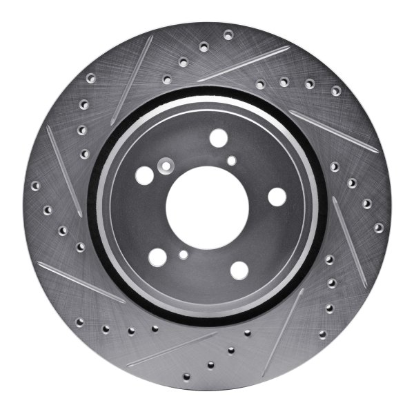 DFC® - Premium Drilled and Slotted Front Brake Rotor