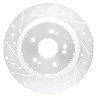 DFC® - Premium Drilled and Slotted Rear Driver Side Brake Rotor