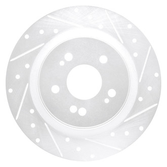 DFC® - Premium Drilled and Slotted Rear Passenger Side Brake Rotor