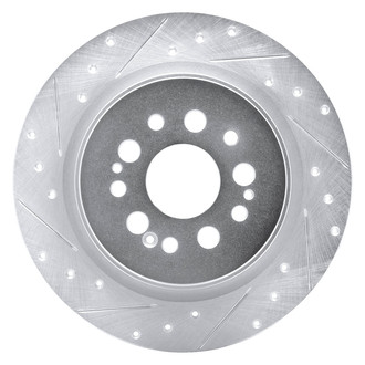 DFC® - Premium Drilled and Slotted Rear Driver Side Brake Rotor