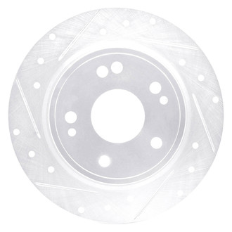 DFC® - Premium Drilled and Slotted Rear Driver Side Brake Rotor