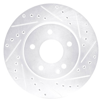 DFC® - Premium Drilled and Slotted Front Passenger Side Brake Rotor