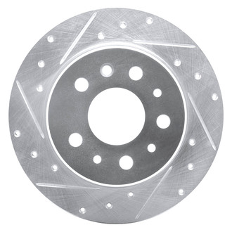 DFC® - Premium Drilled and Slotted Rear Driver Side Brake Rotor