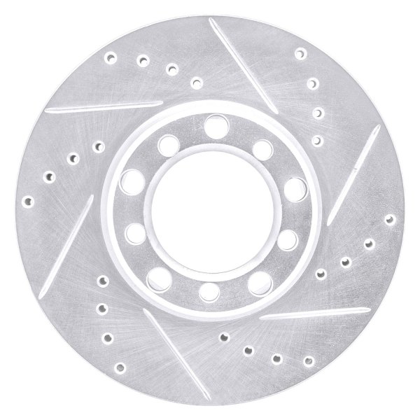 DFC® - Premium Drilled and Slotted Front Brake Rotor