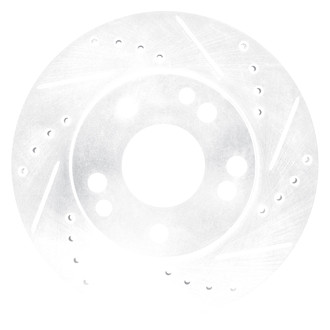 DFC® - Premium Drilled and Slotted Front Passenger Side Brake Rotor
