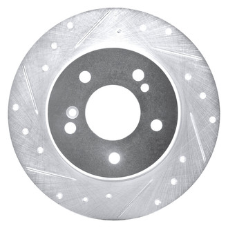 DFC® - Premium Drilled and Slotted Rear Driver Side Brake Rotor