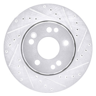DFC® - Premium Drilled and Slotted Front Passenger Side Brake Rotor