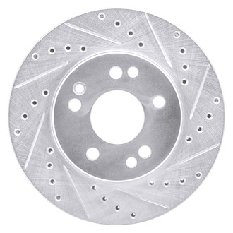 DFC® - Premium Drilled and Slotted Front Passenger Side Brake Rotor