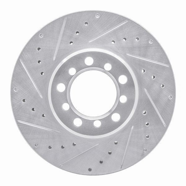 DFC® - Premium Drilled and Slotted Front Brake Rotor