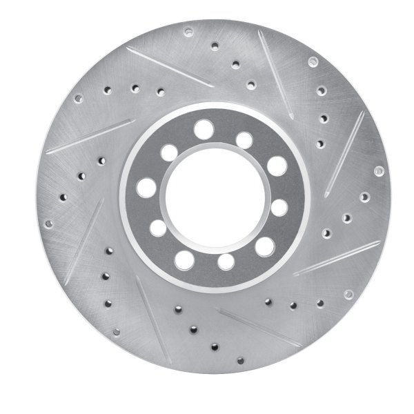 DFC® - Premium Drilled and Slotted Front Brake Rotor