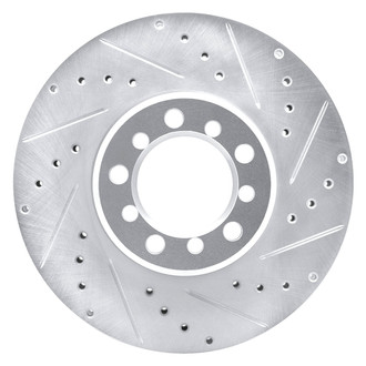 DFC® - Premium Drilled and Slotted Front Passenger Side Brake Rotor