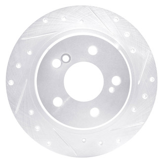 DFC® - Premium Drilled and Slotted Rear Passenger Side Brake Rotor
