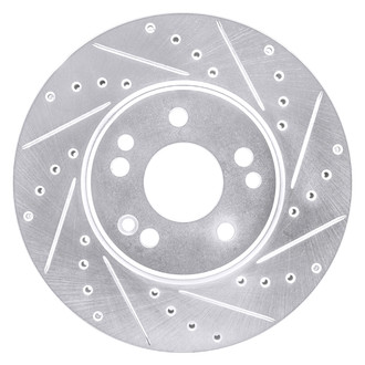 DFC® - Premium Drilled and Slotted Front Passenger Side Brake Rotor
