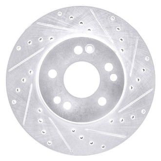 DFC® - Premium Drilled and Slotted Front Passenger Side Brake Rotor