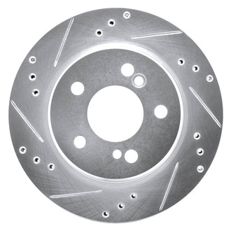 DFC® - Premium Drilled and Slotted Rear Driver Side Brake Rotor