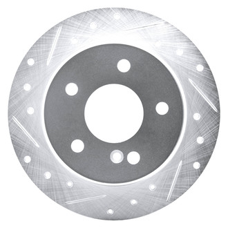 DFC® - Premium Drilled and Slotted Rear Driver Side Brake Rotor