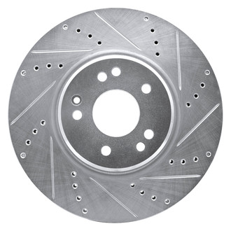 DFC® - Premium Drilled and Slotted Front Passenger Side Brake Rotor