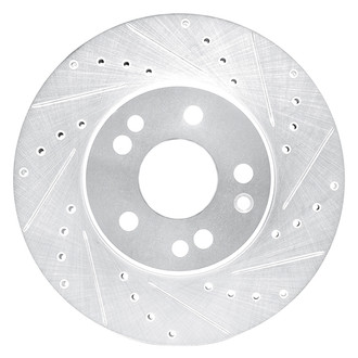 DFC® - Premium Drilled and Slotted Front Passenger Side Brake Rotor