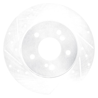 DFC® - Premium Drilled and Slotted Rear Driver Side Brake Rotor