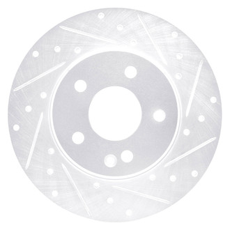 DFC® - Premium Drilled and Slotted Front Passenger Side Brake Rotor
