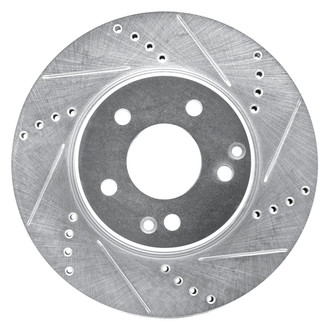 DFC® - Premium Drilled and Slotted Front Passenger Side Brake Rotor